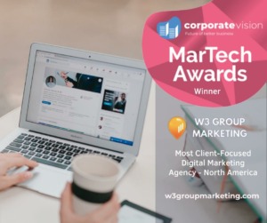 Corporate Vision MarTech Awards Most Client-Focused Digital Marketing Agency - North America