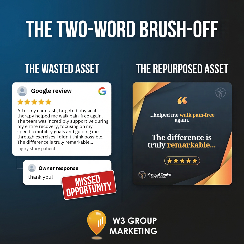 Responding to detailed 5-star customer reviews with generic thank-you notes squanders valuable sales copy. Here is how to convert reviews into acquisition assets.