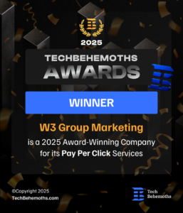 TechBehemoths 2025 Winner PPC Services W3 Group Marketing