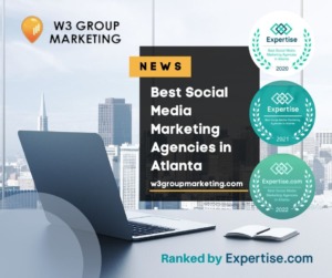 Expertise ranks W3 Group Marketing in best social media marketing agencies for 2020-2022