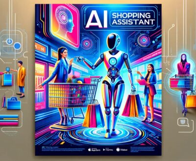 AI shopping assistant poster