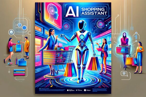 AI shopping assistant poster