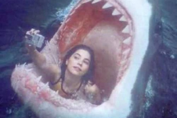 shark selfie privacy in private Facebook groups